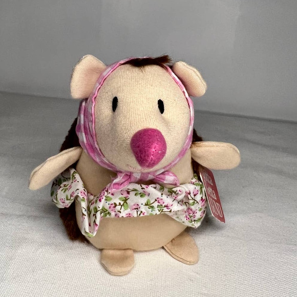 Hedgehog Crumpets by Gund NWT Spring Woodland Friends Bean Bag Toy Plush 4" - Picture 1 of 8